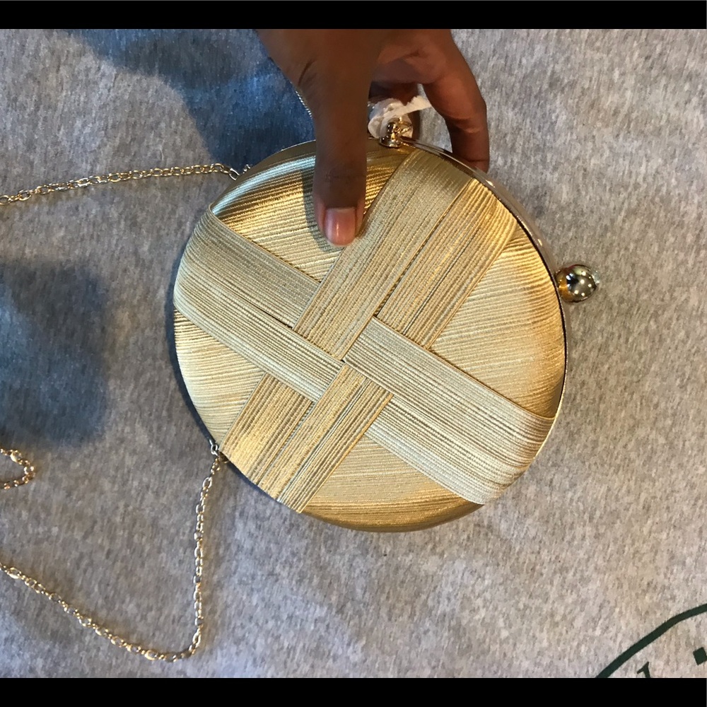 Brand new gold purse